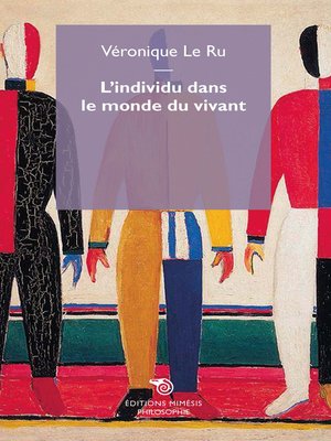 cover image of L'individu dans le monde du vivant